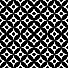 Fototapeta premium Vector seamless pattern a simple abstract circle pattern 