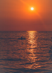 Croatia, sunset view, seaside on Istria