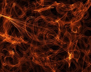 fiery flame line texture on black background, bright texture