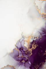 Marble ink abstract art from exquisite original painting for abstract background . Painting was...