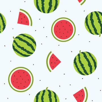 seamless watermelon design