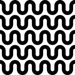 Vector seamless pattern with abstract geometric wave