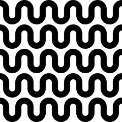 Vector seamless pattern with abstract geometric wave