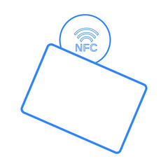 Cashless or contactless payment icon