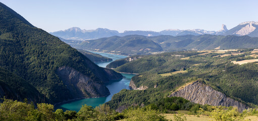 Fototapeta premium Barrage de Monteynard-Avignonet