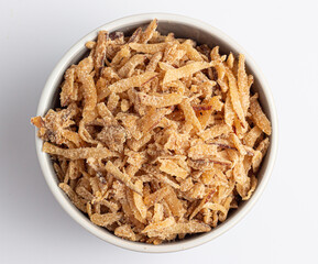 Nigerian coconut candy - shukshuk in a bowl