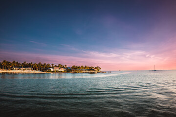 Sunset in Key West, Florida.