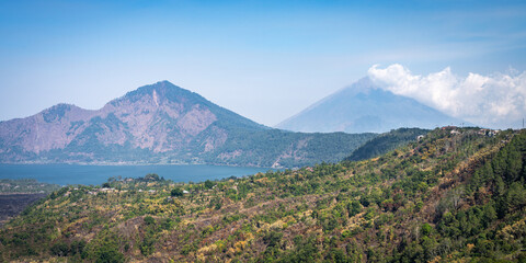 Mt. Batur with crater lake