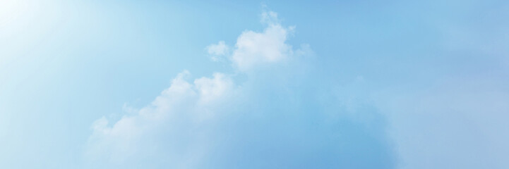 Obraz premium Blue sky with white cloud.