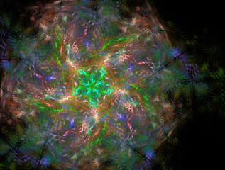 Imaginatory fractal abstract background Image