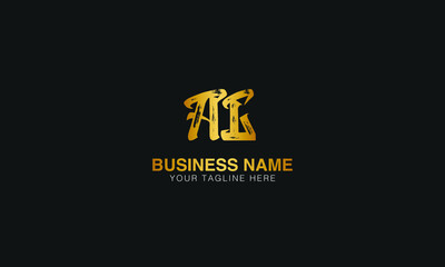 AL A L initial logo | initial based abstract modern minimal creative logo, vector template image. luxury logotype logo, real estate homie logo. typography logo. initials logo.