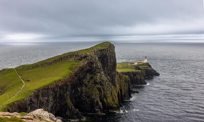 Neist Point on the Isle of Skye in Scotland.