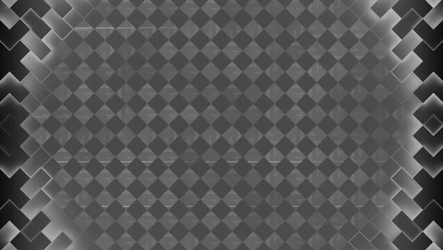 Green and gray background. Design.The background is made of crosses that move apart in different directions in the animation.