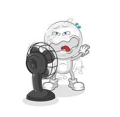 golf head jump rope exercise. character vector