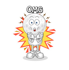 golf head graffiti artist vector. cartoon character