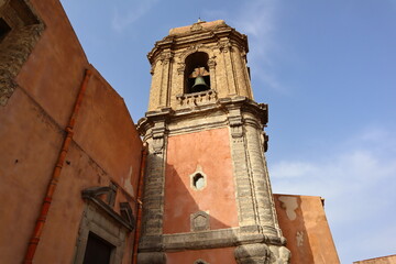 Fototapeta na wymiar Erice, Sicily (Italy): Church of San Giuliano