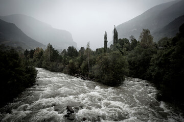 Ara river next to Torla (Torla-Ordesa), Sobrarbe region, province of Huesca, Aragon, Spain © Jorge Anastacio