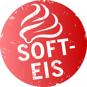 Sticker Softeis zerkratzt