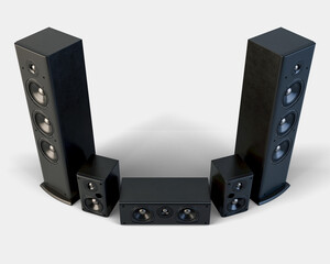 Speaker Sound System Arrangement