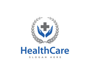 Health care logo design, Medical logo design vector template. Clinic logo design