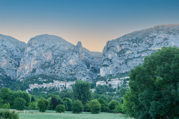 Moustier Sainte Marie dans les Gorges du Verdon