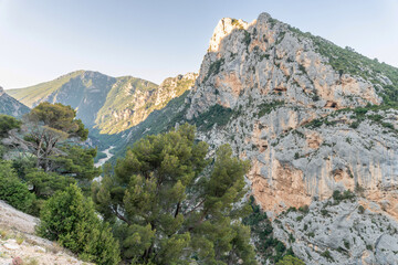 Panorama sur les gorges du Verdon dans le Sud de la France
