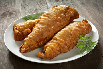 ryba smażona w cieście