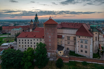 Wawel Royal Castle - Krakow, Poland. - obrazy, fototapety, plakaty