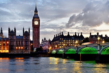 Fototapeta Big Ben (Queen Elizabeth's Tower) - London, UK. obraz