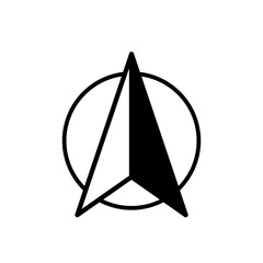  Arrow compass  - vector icon © KR Studio