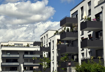 Neubauten in Freiburg-Herdern