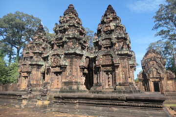 Fototapeta na wymiar Temple à Angkor Vat Cambodge