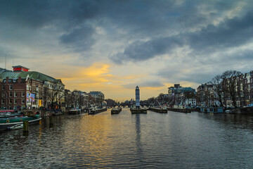 Magere Brug, Amsterdam, Holland