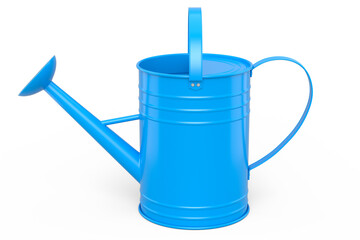 Obraz premium Watering can on white background. 3d render concept of gardening equipment tools