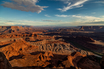 Deadhorse Point State Park in Utah adjacent Canyonlands and Moab