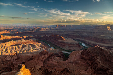 Deadhorse Point State Park in Utah adjacent Canyonlands and Moab