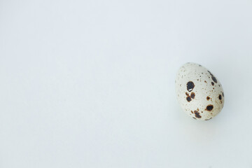 Quail Eggs Isolated on White Background