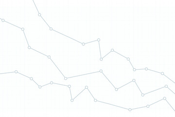 Stock chart or graph. Financial chart or graph