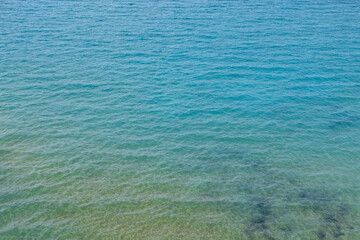 Beautiful view of clean sea at resort