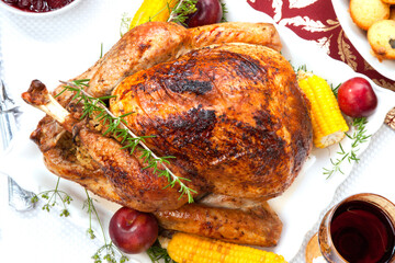 Traditional Thanksgiving Fall Roasted Turkey