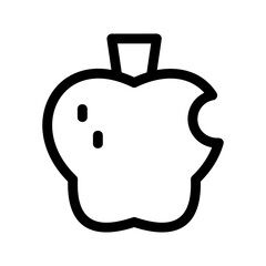 apple icon or logo isolated sign symbol vector illustration - high quality black style vector icons
