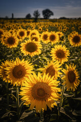 Obraz premium girasoli 