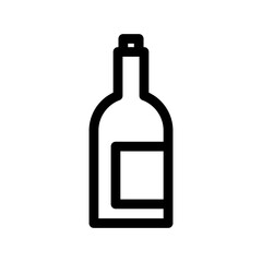 bottle icon or logo isolated sign symbol vector illustration - high quality black style vector icons
