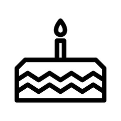 cake icon or logo isolated sign symbol vector illustration - high quality black style vector icons
