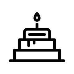 cake icon or logo isolated sign symbol vector illustration - high quality black style vector icons
