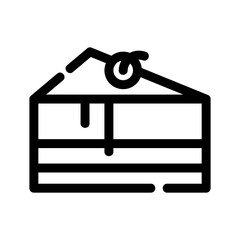 cake icon or logo isolated sign symbol vector illustration - high quality black style vector icons
