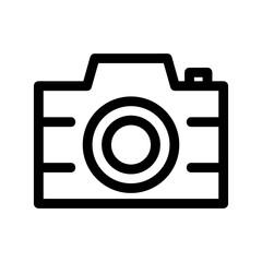 camera icon or logo isolated sign symbol vector illustration - high quality black style vector icons
