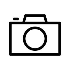 camera icon or logo isolated sign symbol vector illustration - high quality black style vector icons
