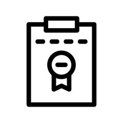 certificate icon or logo isolated sign symbol vector illustration - high quality black style vector icons
