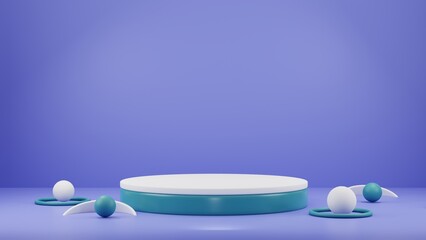 3d background products display podium scene with geometric platform. background 3d rendering with podium. stand to show cosmetic products